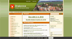 Desktop Screenshot of drazovice.cz